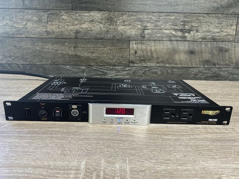 Monster Power PRO 2500 PowerCenter Clean Power Surge Reverb