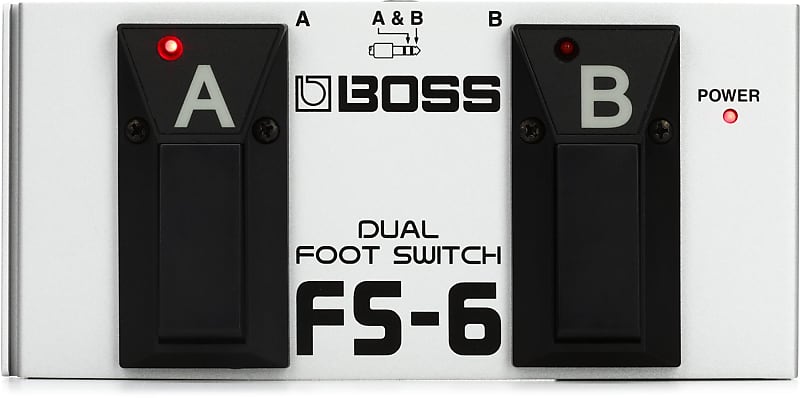 Boss GT-1 Guitar Multi-effects Pedal Bundle with Boss FS-6 Dual Foot Switch