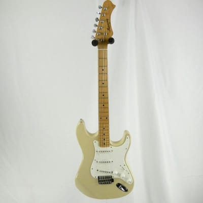Used Harmony H80T 80S ELECTRIC GUITAR BEIGE Electric Guitars White image 2