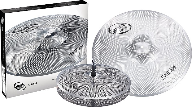 Sabian QTPC501 Quite Tone Low Volume 13 / 18" Cymbal Pack image 1