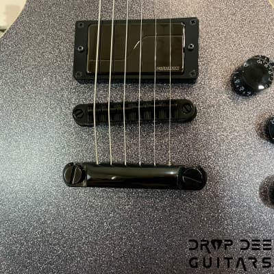 ESP USA Eclipse Electric Guitar w/ Case-Black Sparkle image 7