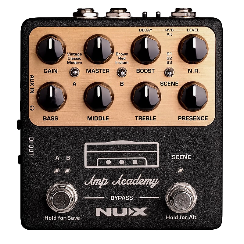 New NUX NGS-6 Amp Academy Amp Modeler Guitar Effects Pedal image 1