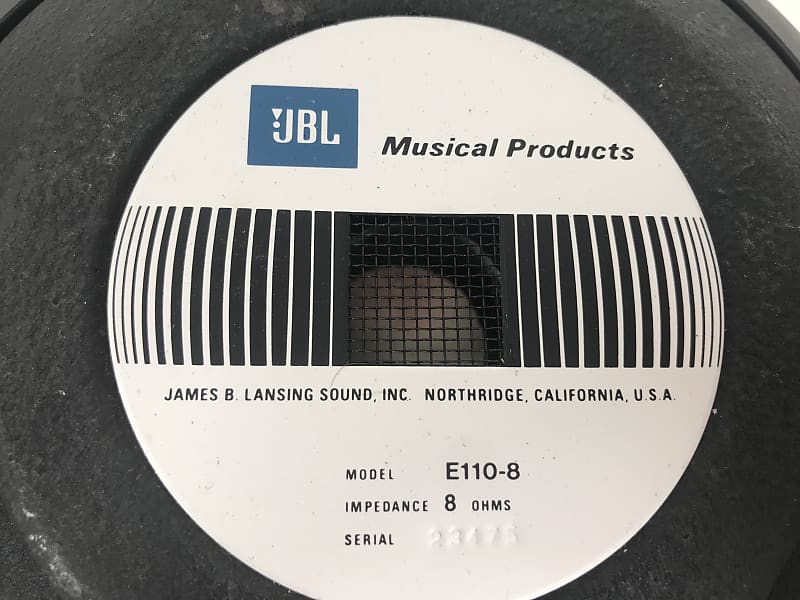 【ジャンク】JBL E110-8 8Ω スピーカー　×2 ジャンク】JBL E110-8 8 スピーカー ×2