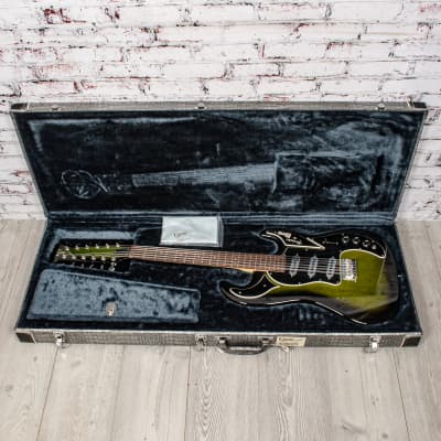 Burns Club Series Double Six 12-String Electric Guitar, Greenburst w/ Case x0062 (USED) image 13