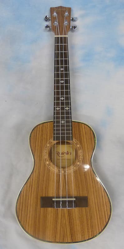 Rubin RT-102 ALL ZEBRAWOOD THIN BODY 26″ TENOR ACOUSTIC