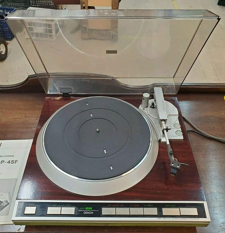 DENON DP-45F VINTAGE TURNTABLE DIRECT DRIVE FULLY AUTOMATIC - JAPAN - TESTED