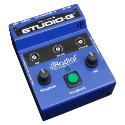Radial Studio-Q Studio Talkback Controller with Built-In Mic and External Input image 2