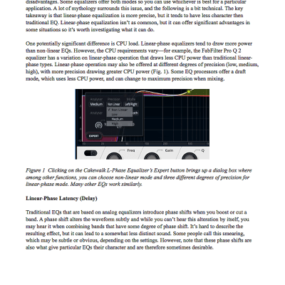 Musician’s Guide to Home Recording | How To Apply Equalization By Craig Anderton image 2