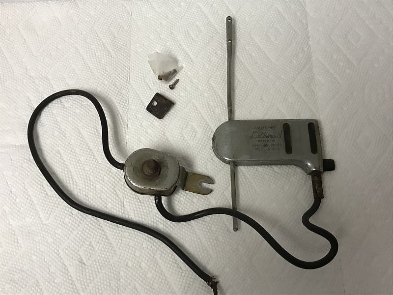 Vintage 1950 s dearmond guitar mike monkey on a stick pickup reverb