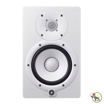 Mint Yamaha HS7W 6.5" Powered Studio Refernce and Mixing Monitor in White (Single) image 2