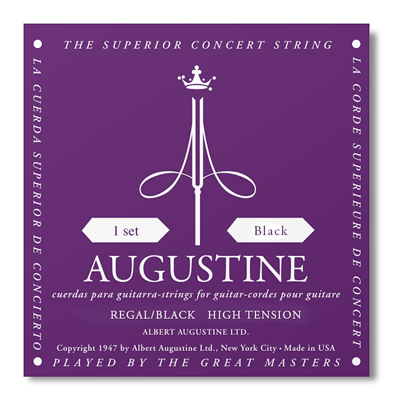 Augustine Regal Black Muta per chitarra classica image 1