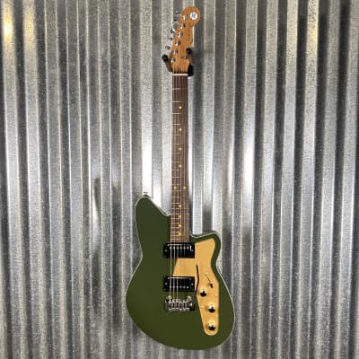 Reverend Jetstream HB Army Green Guitar #61123 image 2