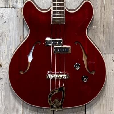 New 2023 Guild Starfire I Bass  Cherry Red, Amazing Player, Help Indie Music Shops Buy Here image 2