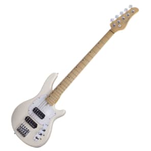 Schecter 2495 CV-5 5-String Bass w/ Maple Fretboard Ivory
