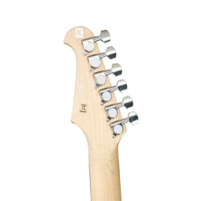 CNZ Audio ST Mini Electric Guitar - Rosewood Fingerboard, Maple Neck, Sunburst image 7