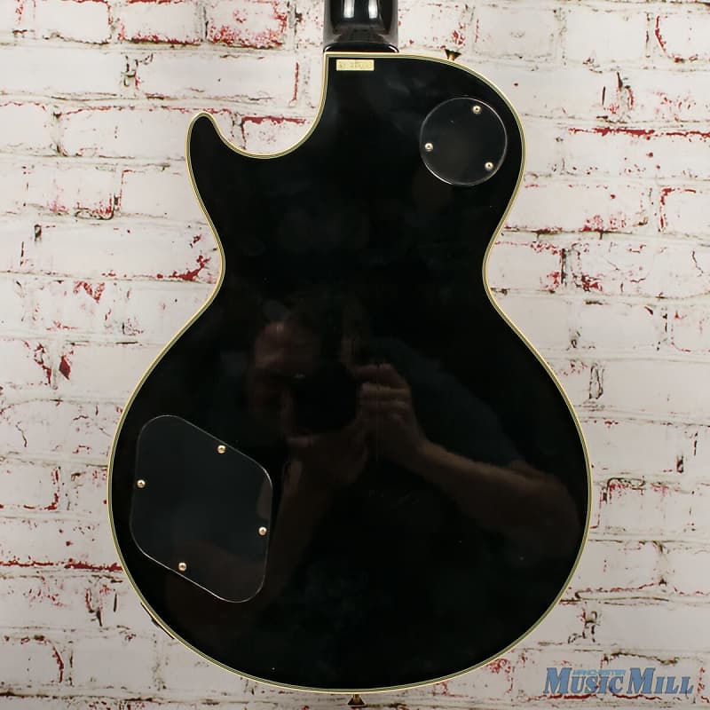 1991 Epiphone Les Paul Custom Ebony Made in Korea x0420