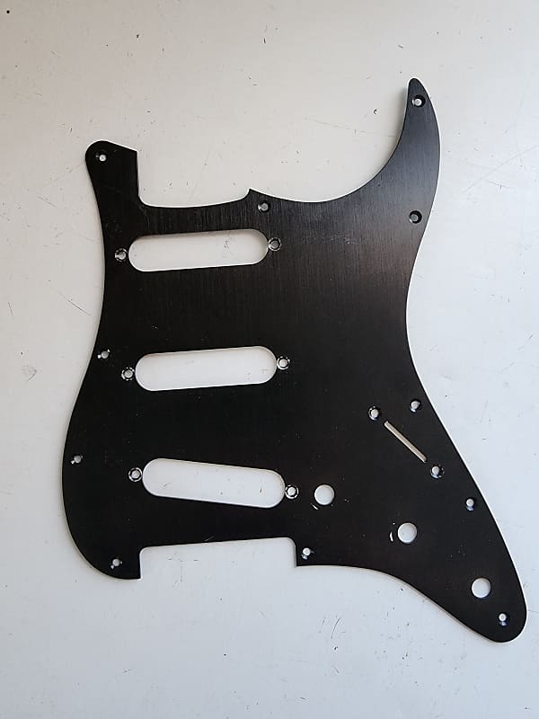 Fender Stratocaster Black Anodized Pickguard Reverb