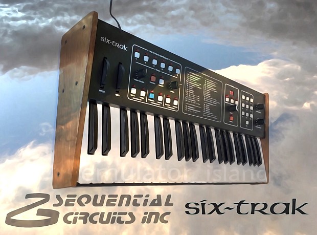 Vintage Sequential Circuits Six-Trak SIXTRAK 610 Synthesizer Synth Keyboard MIDI Prophet Dave Smith image 1