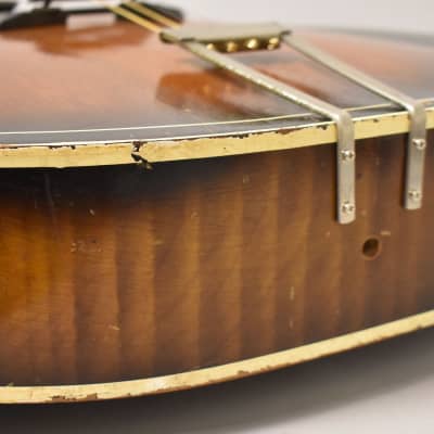 1950s-60s Harmony H1215 Archtop Tenor Guitar Sunburst image 11