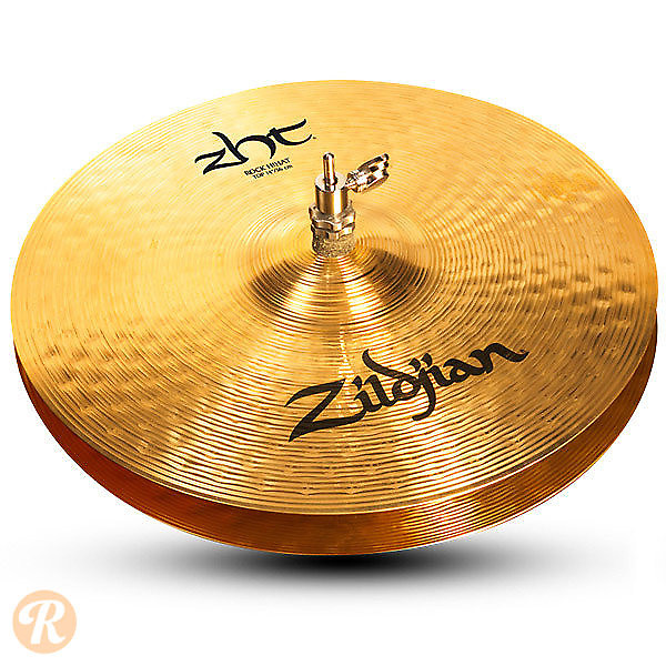 Zildjian 14" ZHT Rock Hi-Hat Cymbal (Top) imagen 1
