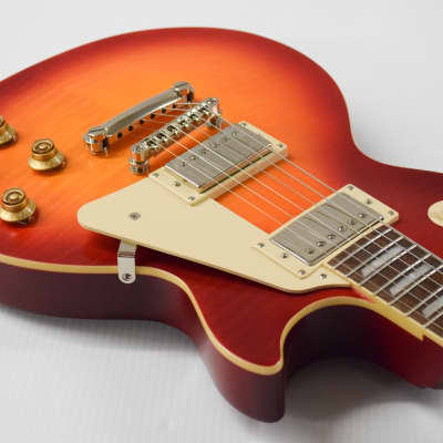 Epiphone Limited Edition 1959 Les Paul Standard Electric Guitar - Aged Dark Cherry Burst image 4
