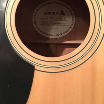 Samick SW250 LH-12 Aspen - Artist Edition - 12-string Guitar ( broken bridge ) image 5