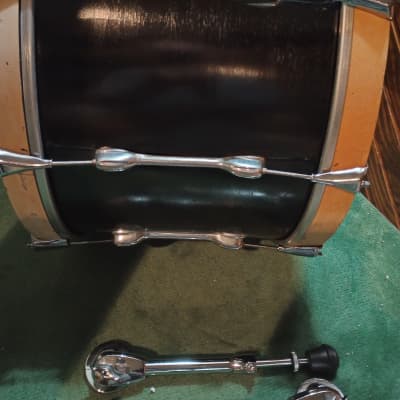 Slingerland 24x14 Bass Drum 1970's/80s - Black Paint image 5