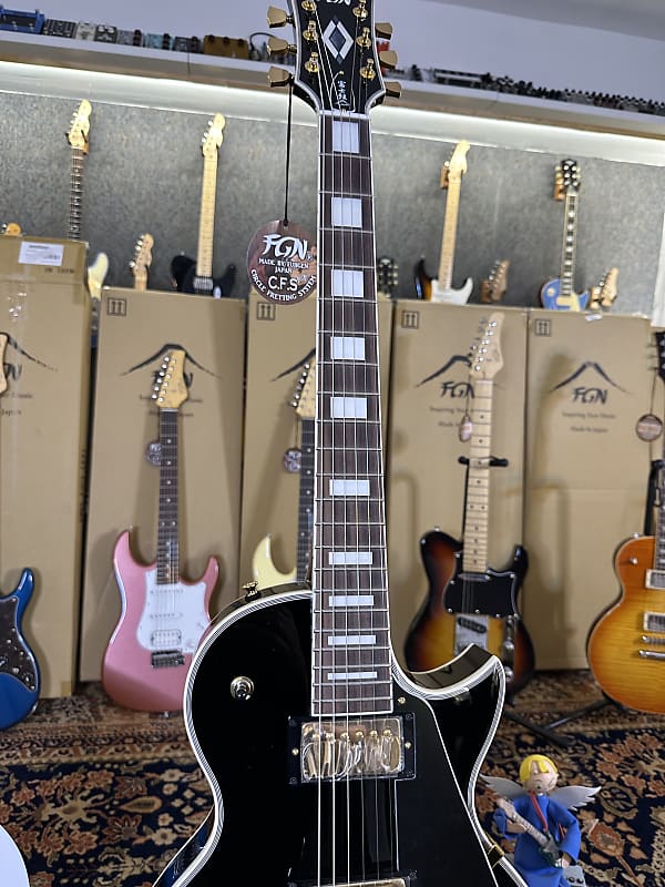 FGN Fujigen Guitars LP CUSTOM BK FGN NLC10RMP/BK 2023 - Black