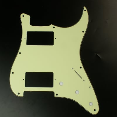 Custom Guitar Pickguard For Strat HH Layout ,3ply Vintage Mint Green