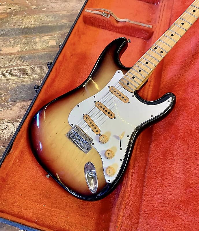 Fernandes Burny Custom strat 1976 Sunburst original vintage