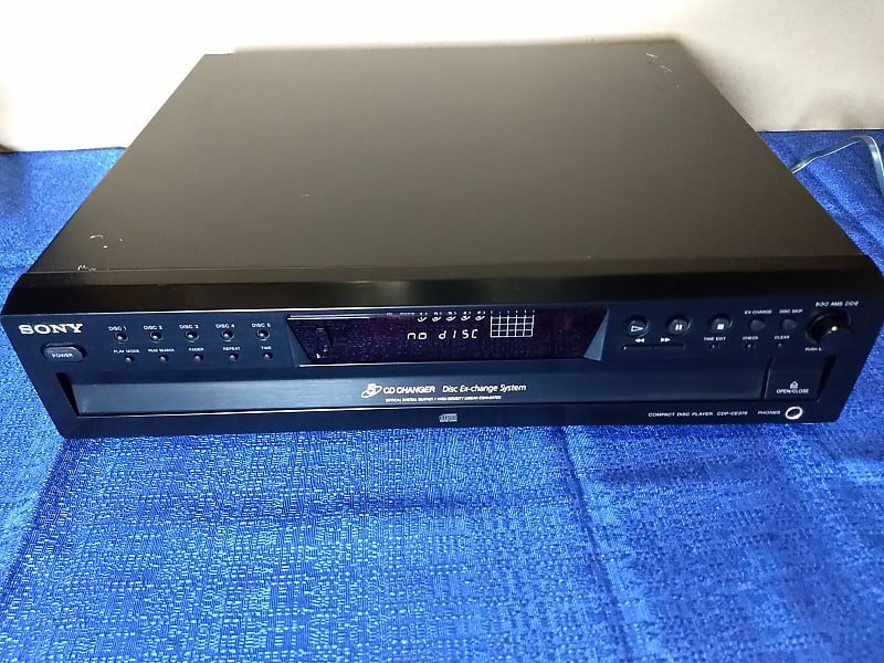 Sony CDP-CE375 5-Disc Carousel CD deals Changer Player with Remote