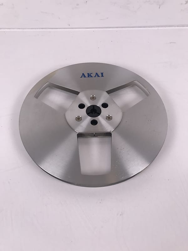 7″ Akai Stainless Steel Reel empty / Take Up Spool (brand new