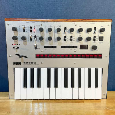 Excellent] Korg Monologue Monophonic Analog Synthesizer - Silver