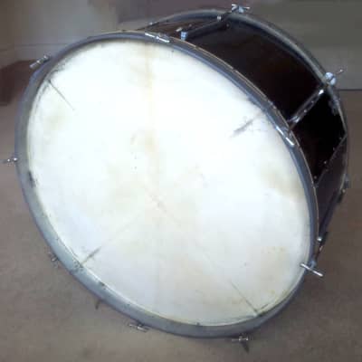 Vintage Collapsible Barry-style bass drum, 1920's-30's, sounds great image 7