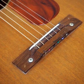 1960s Harmony H165 Vintage Acoustic Guitar Mahogany Grand Concert, Pro Neck Reset image 9