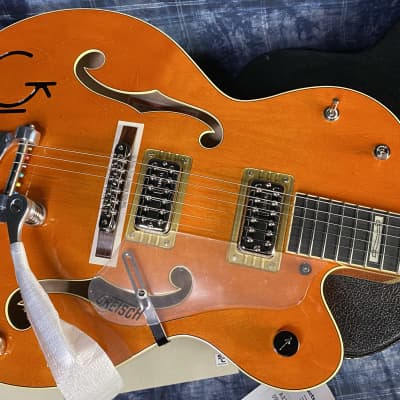 NEW! 2024 Gretsch G6120RHH Reverend Horton Heat Signature Hollow Body with  Bigsby - Orange Stain Lacquer - Authorized Dealer - In-Stock! Only 7lbs!  G02851 | Reverb