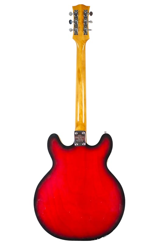 1960s Aria Diamond Model 1242 Guitar MIJ Semi-Hollowbody Red Burst Sold As  Is