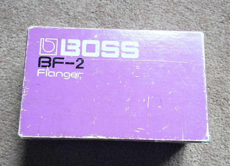 Boss BF-2 Flanger 1980-1984 (Black Label) Made In Japan | Reverb 
