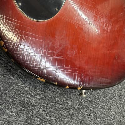 Mosrite Brass Rail 70s Red Burst image 21