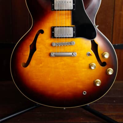 Greco SA-90 Semi-Hollowbody ES-335 Style Tobacco Sunburst Electric Guitar 1989 Pre-Owned for sale