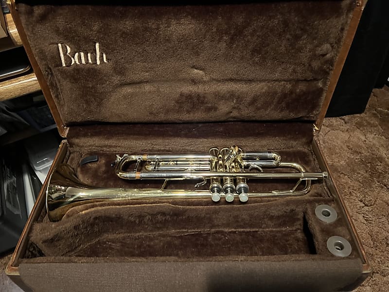 Bach Stradivarius Trumpet Model 37 Lacquer And Silver | Reverb