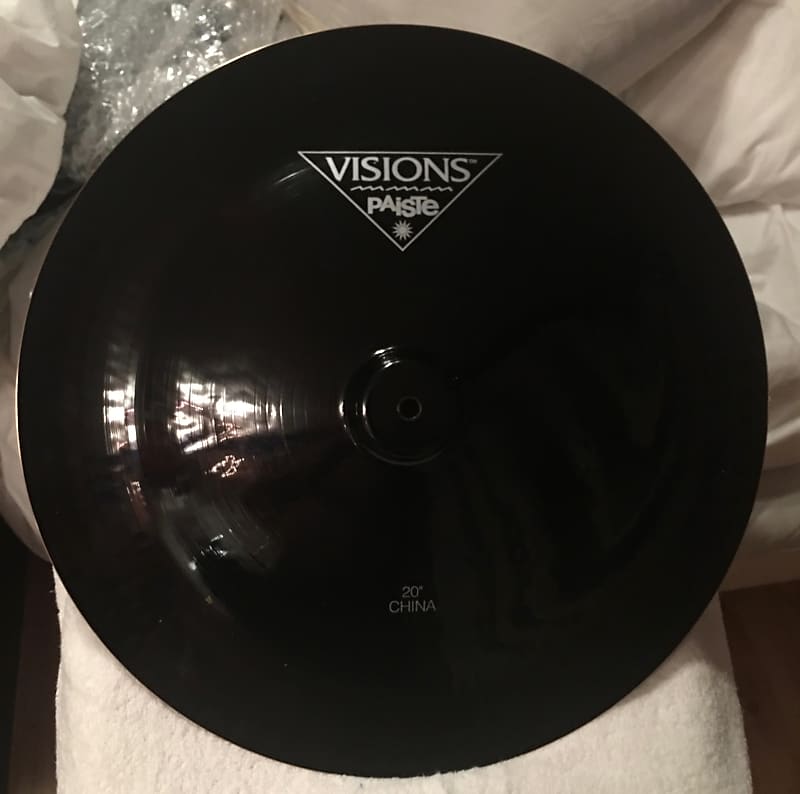 Paiste Visions - Black - No Longer Made - 20 inch China ( 2002 Alloy )