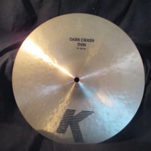 Zildjian K 14 Inch Dark Thin Crash Cymbal, Hand Hammered, Mint