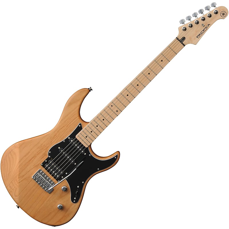 Yamaha #PAC112VMX - Pacifica 112VMX Electric Guitar with Maple Fingerboard and Vintage Style Tremolo, Yellow Natural Satin image 1