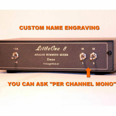 8-Input Universal Synth & DAW Summing Mixer - LittleOne 8x2 - Customizable! image 3