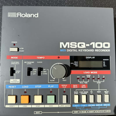 Roland MSQ-100 MIDI Digital Keyboard Recorder 1984 - 1986 - Black
