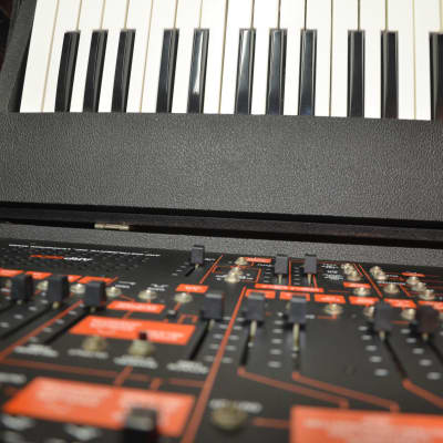 ARP 2600 with 3620 Keyboard.  Later '70s Model.  Black and Orange image 7