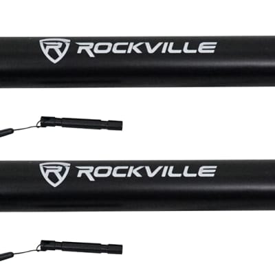 2) Rockville Adjustable Studio Monitor Speaker Stands For Genelec 8020D Monitors image 6