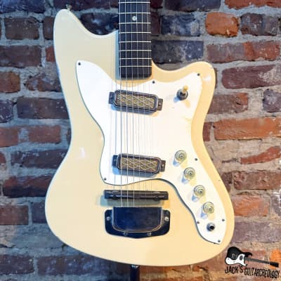Silvertone / Harmony Bobkat Electric Guitar (1960s - Desert Sand) image 4