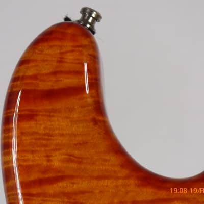 Jerzy Drozd Stratocaster 1996 Trans Amber-Orange image 9